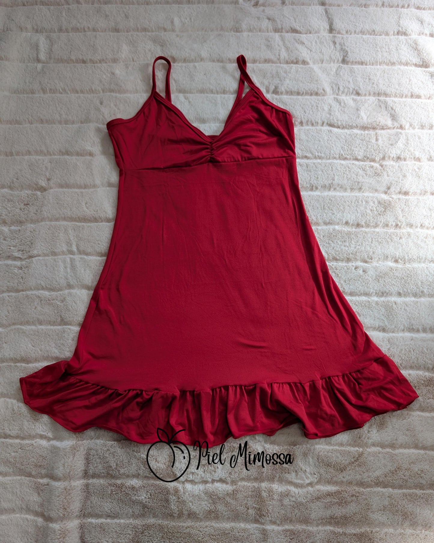 Ruffled Nightgown - One Color