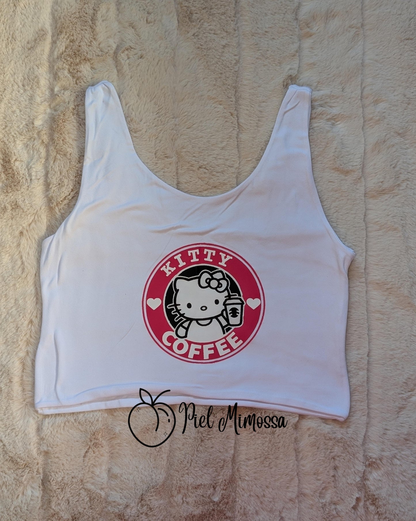 White Casual Crop Top in different prints