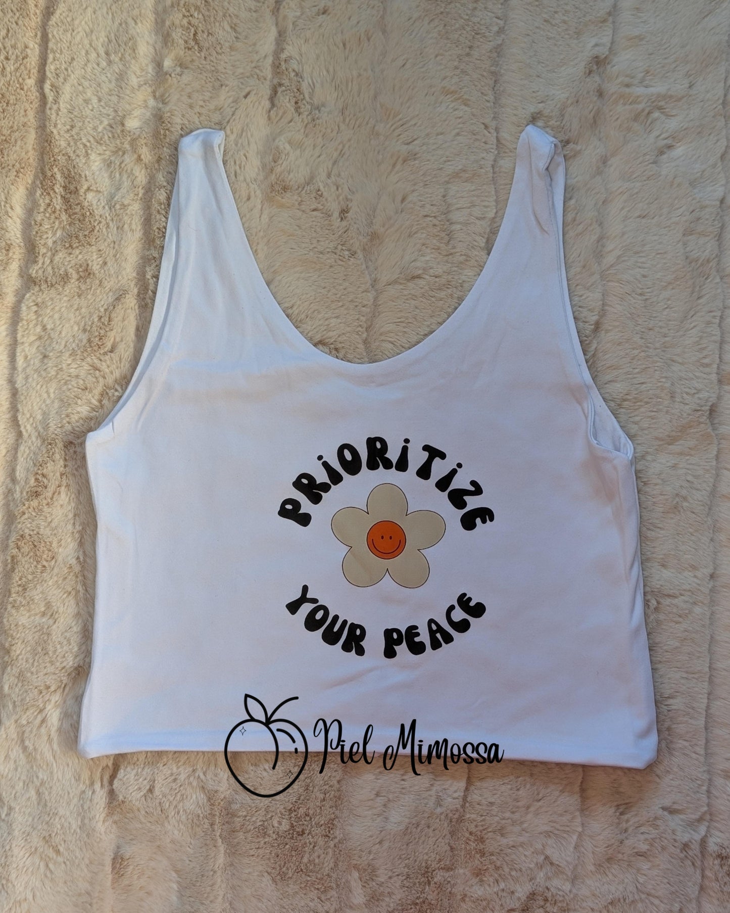 White Casual Crop Top in different prints