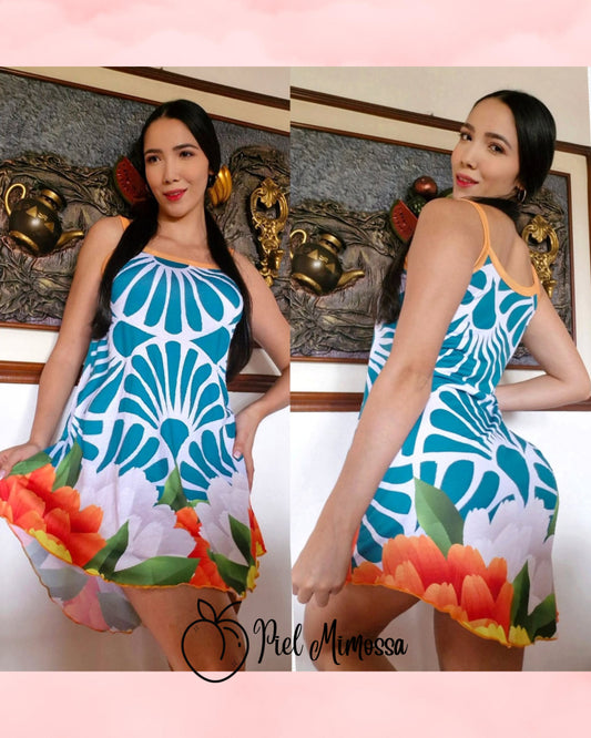 Duck Tail Mini Dress