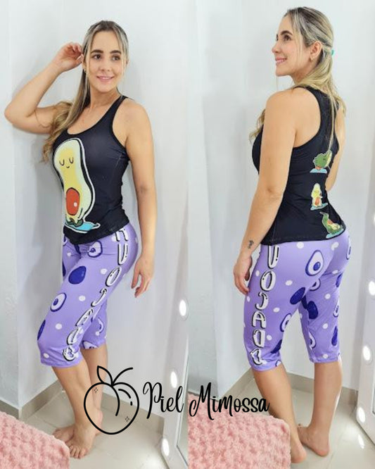 Capri Pants with Blouse