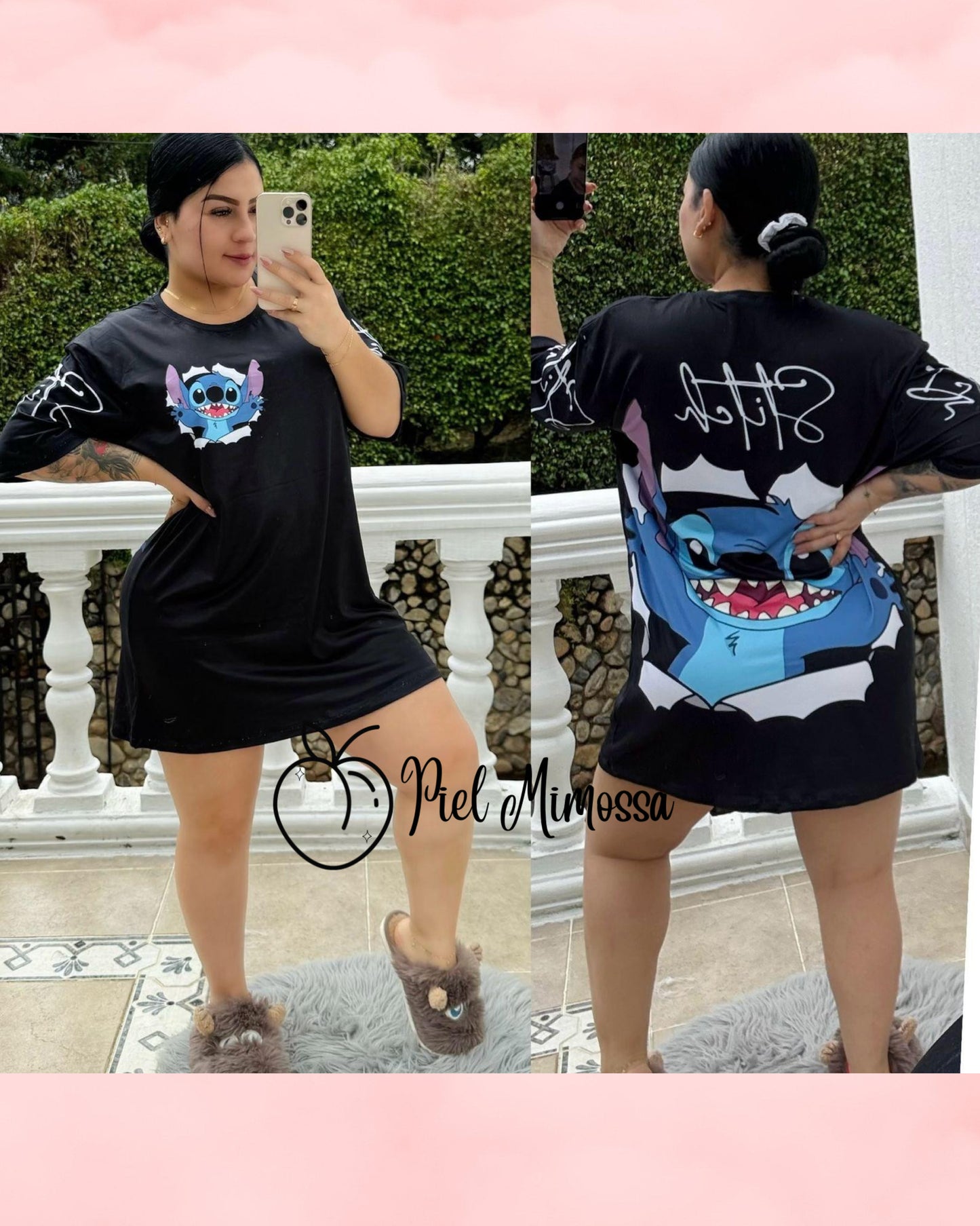 Oversized sleeping T-shirt