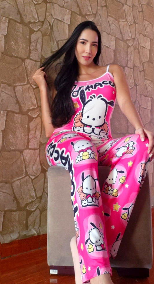 Pants with Strappy Blouse