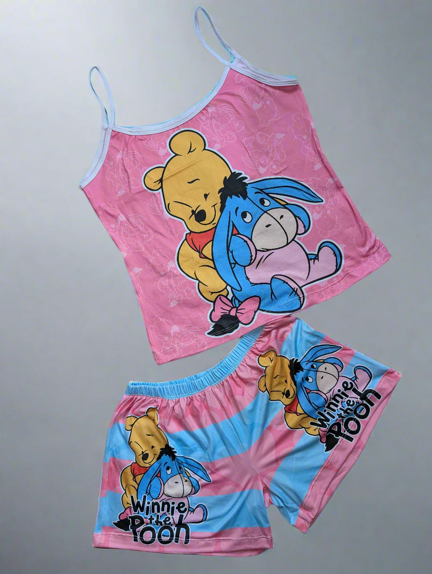 Shorts and Strappy Blouse Plus