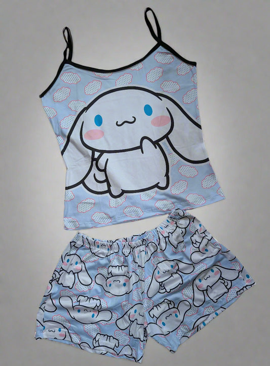 Shorts y blusa talla Plus