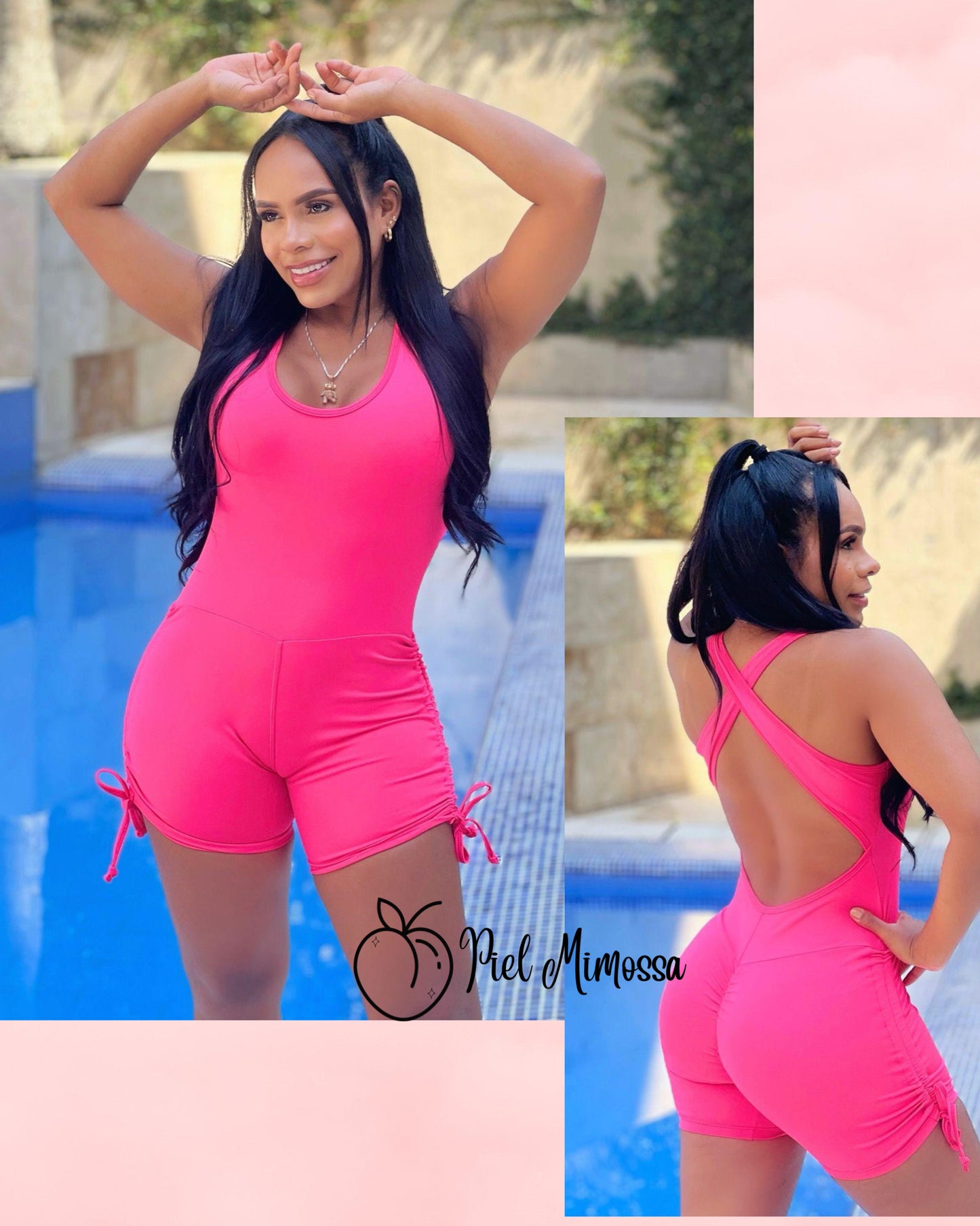 Active Romper - Ruched