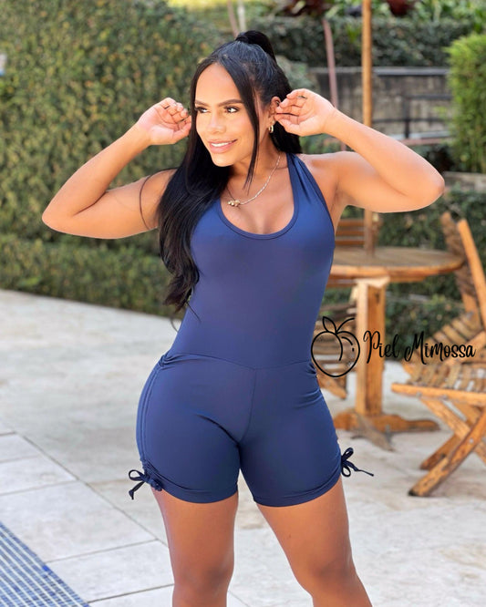 Active Romper - Ruched