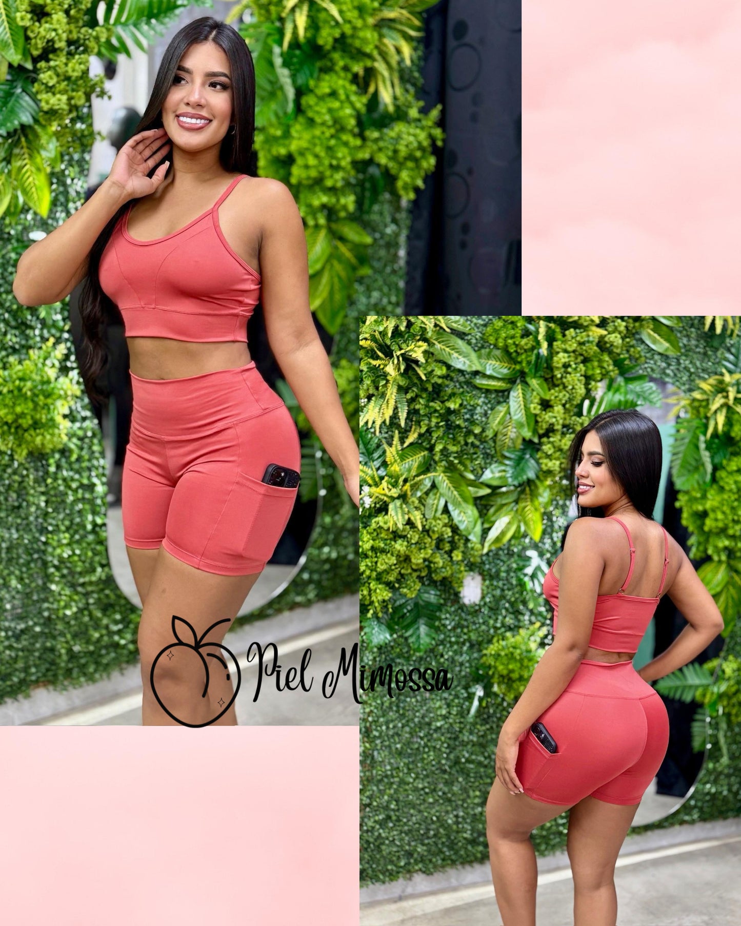 Shorts Set - Spaghetti Straps Top