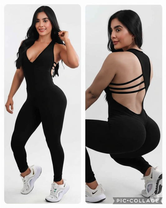 Active Push-up Jumpsuit - Lully