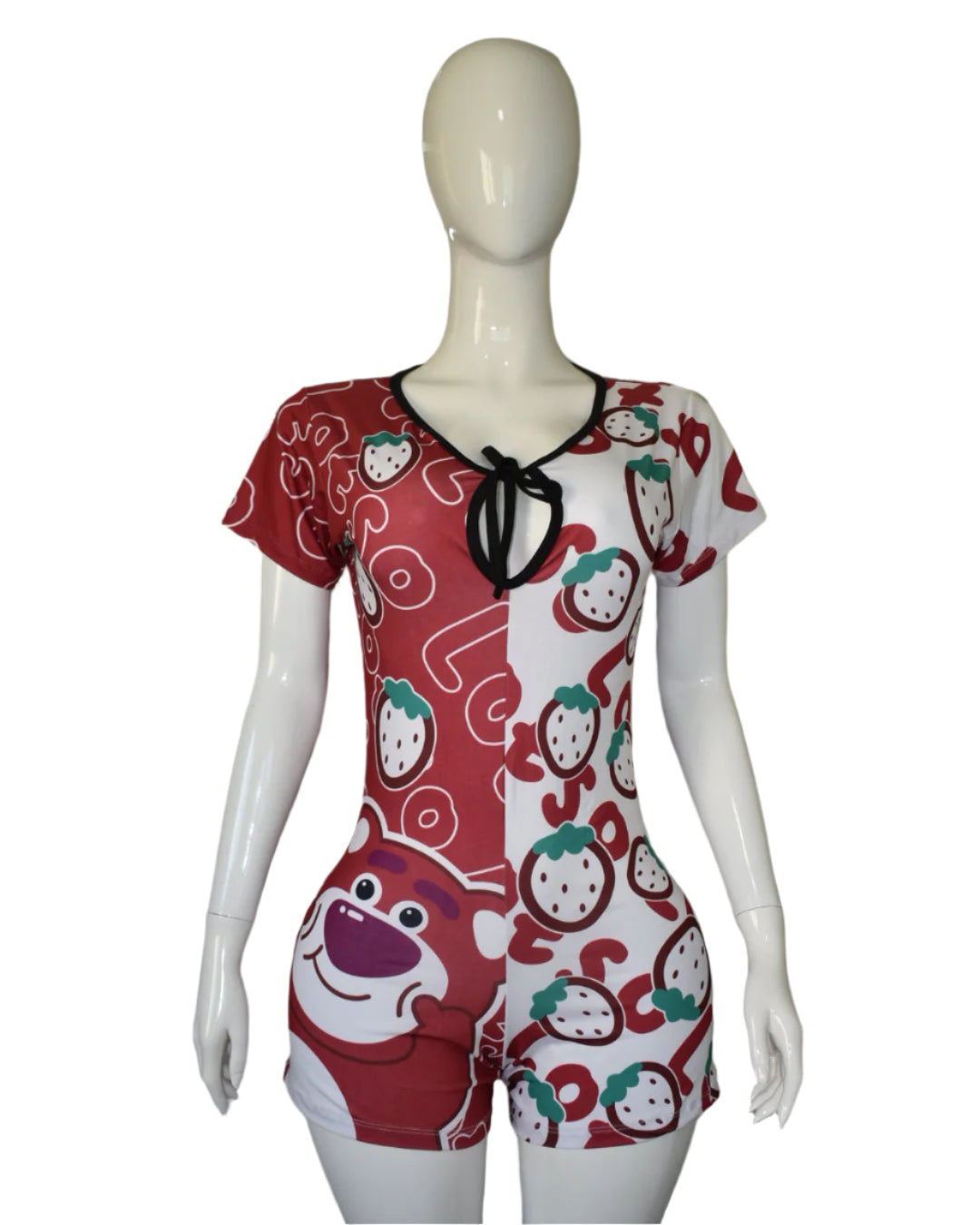 Playsuit with sleeves