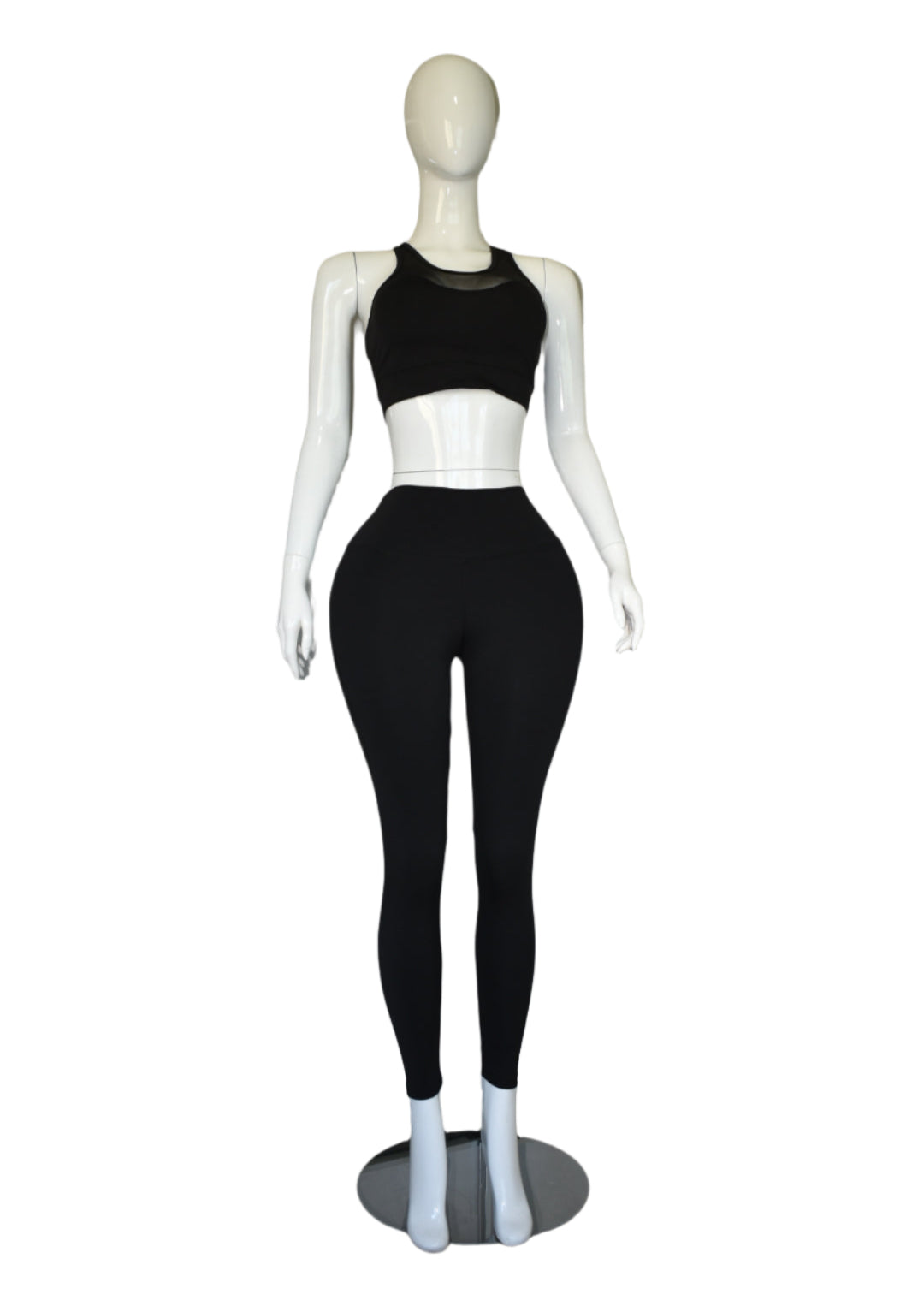 Power Mesh Yoga Pants set