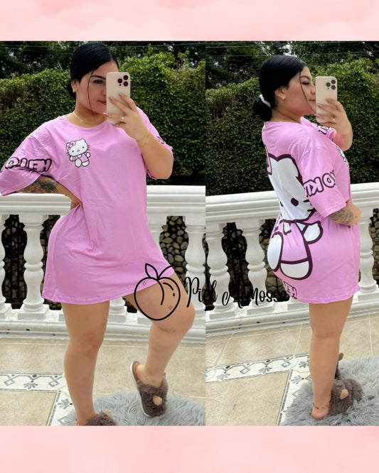 Oversized sleeping T-shirt