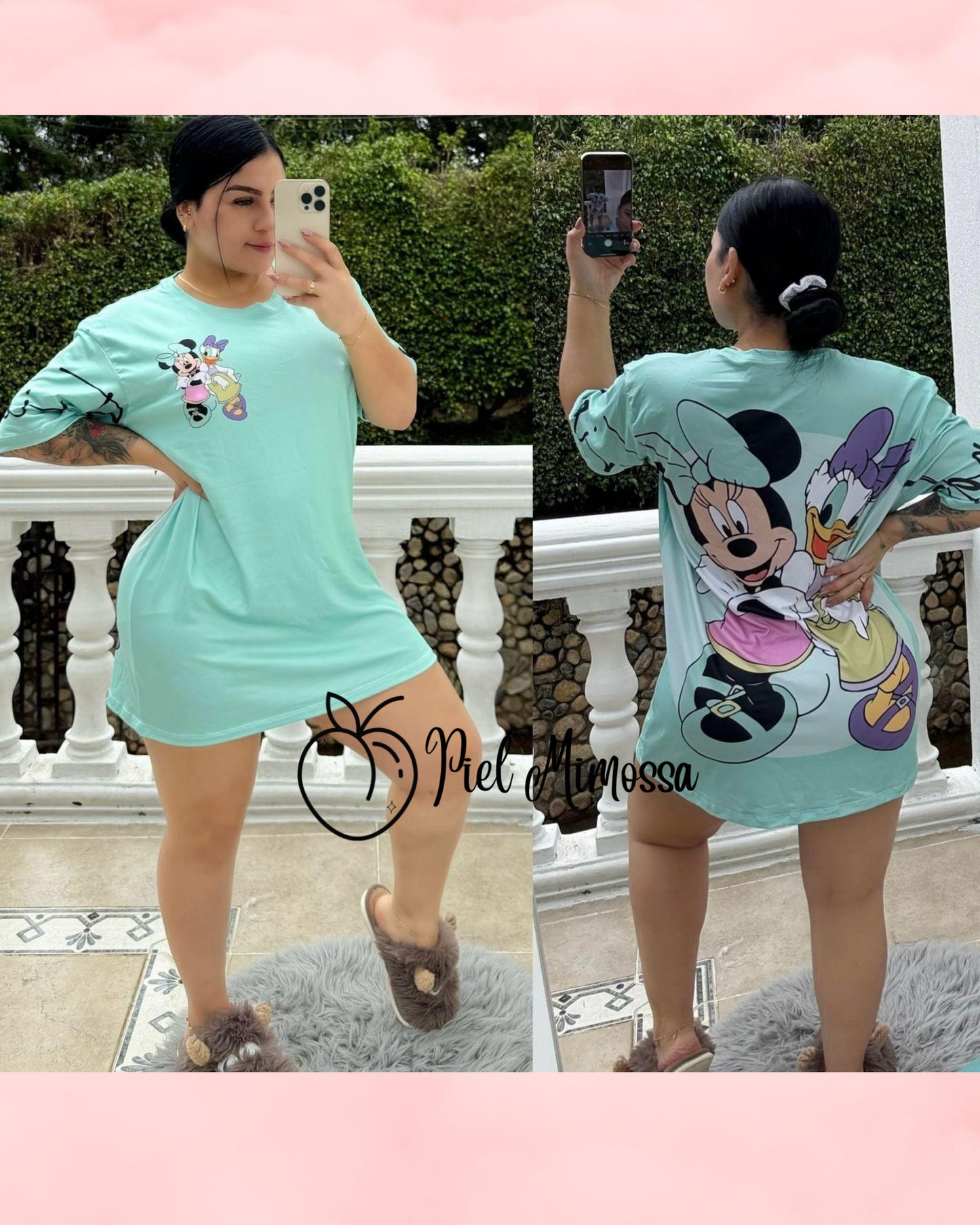 Oversized sleeping T-shirt