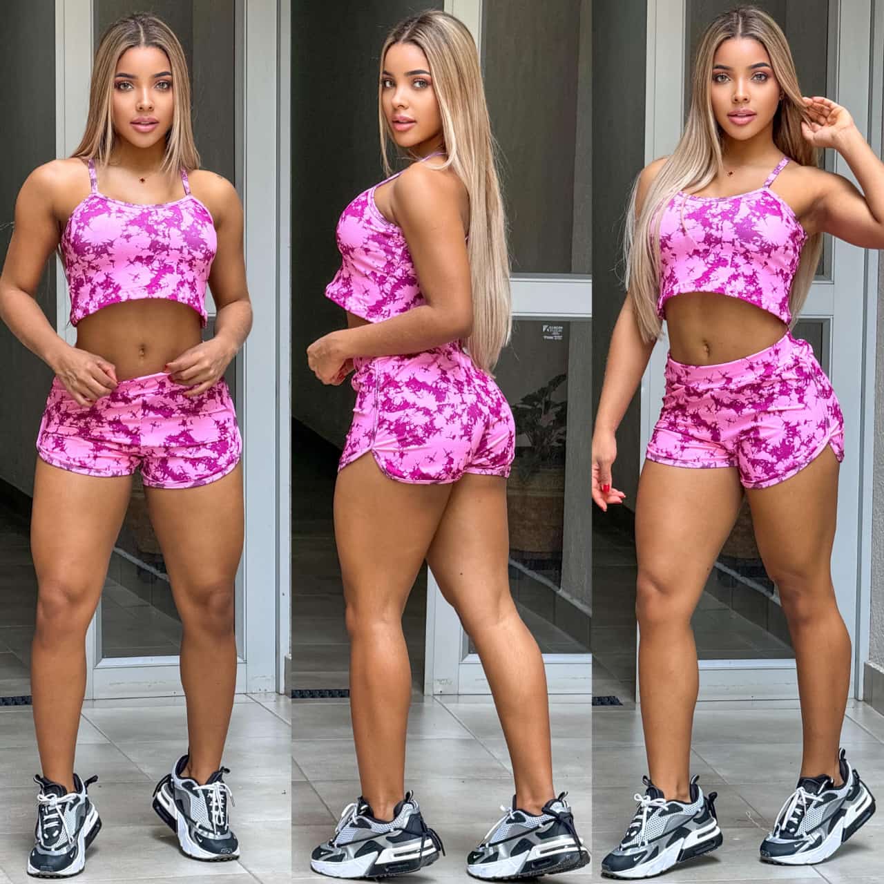 SALE - Basic Tie-Dye Shorts Set