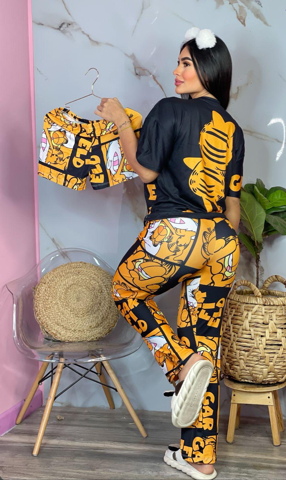 Pants, Shorts and T-shirt Set