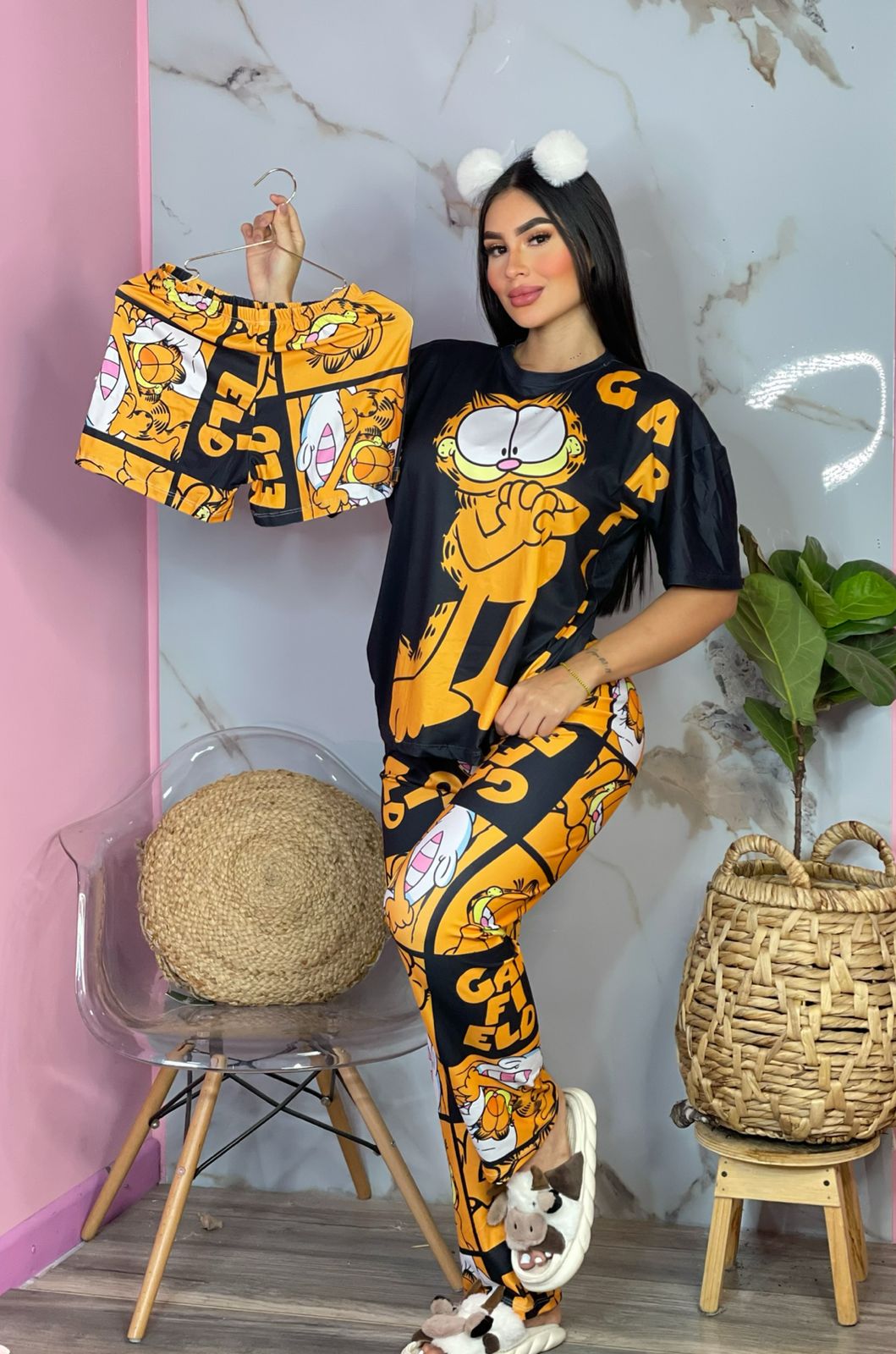 Pants, Shorts and T-shirt Set