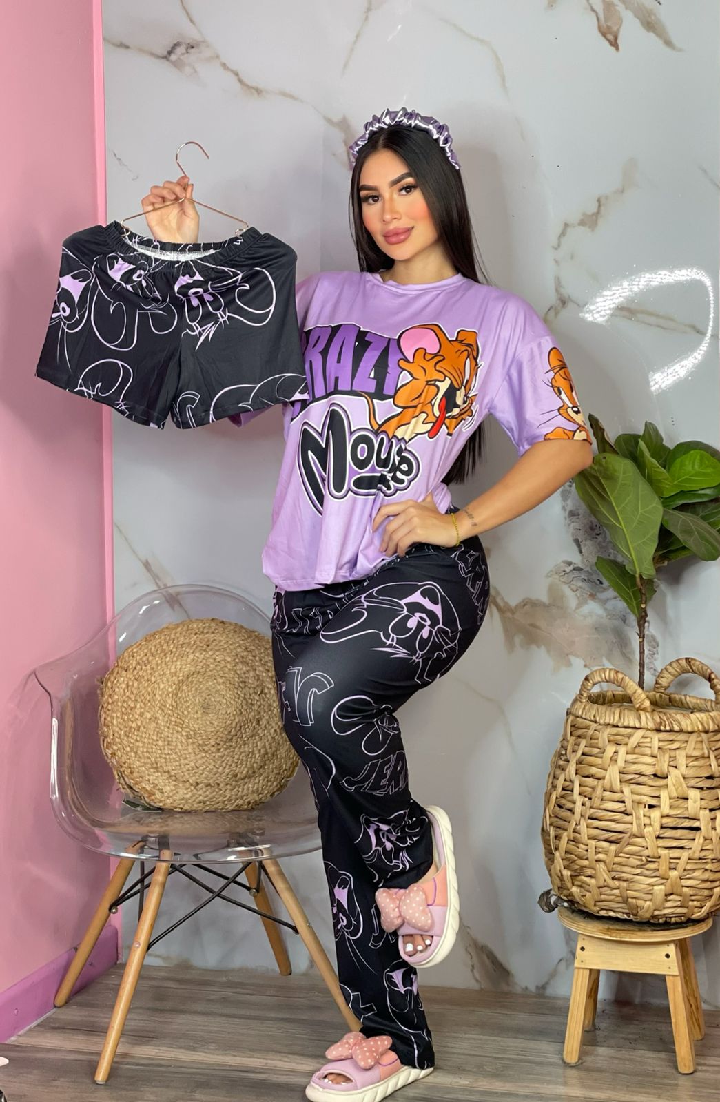 Pants, Shorts and T-shirt Set