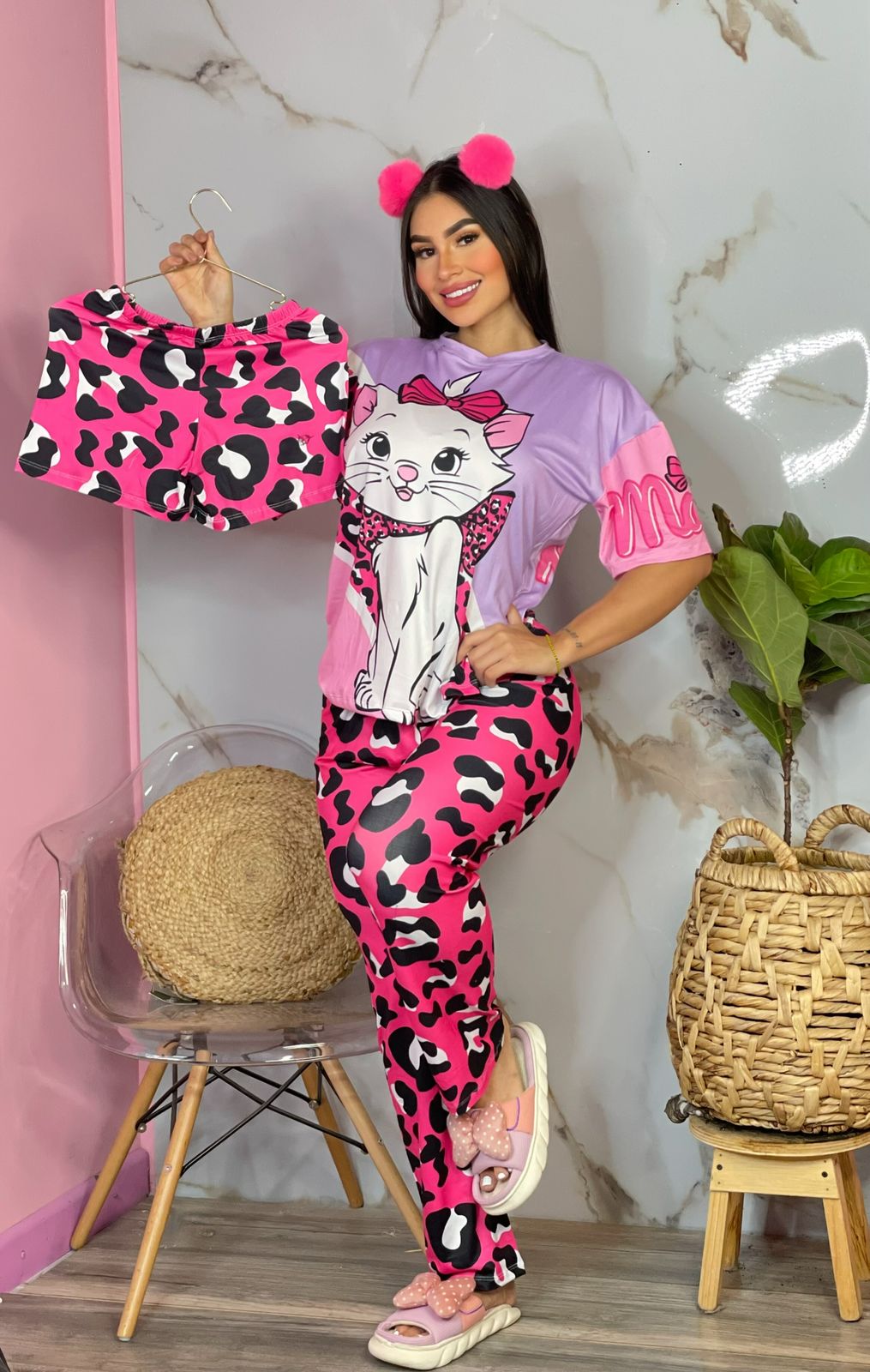 Pants, Shorts and T-shirt Set