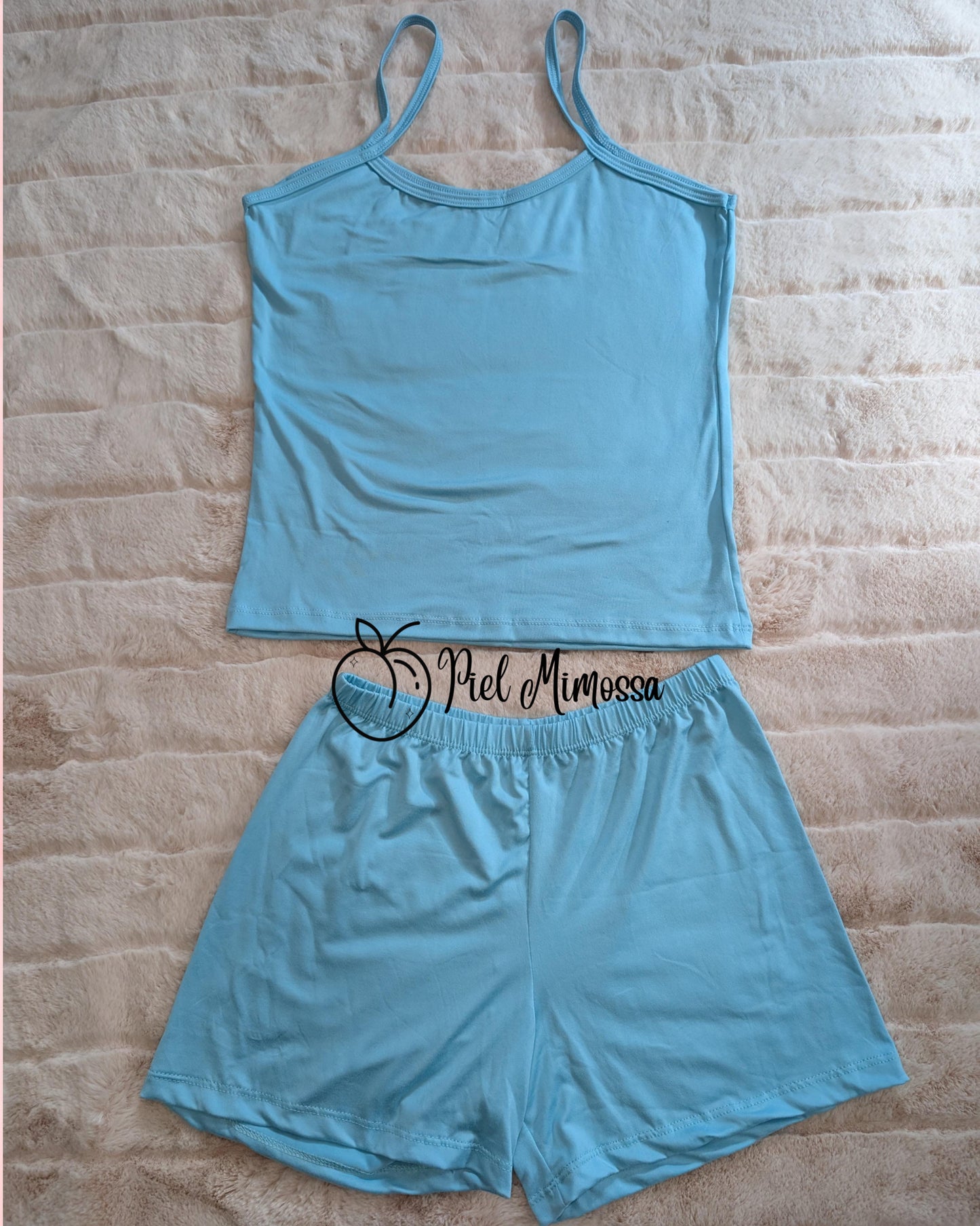 Shorts and Blouse Set - One Color