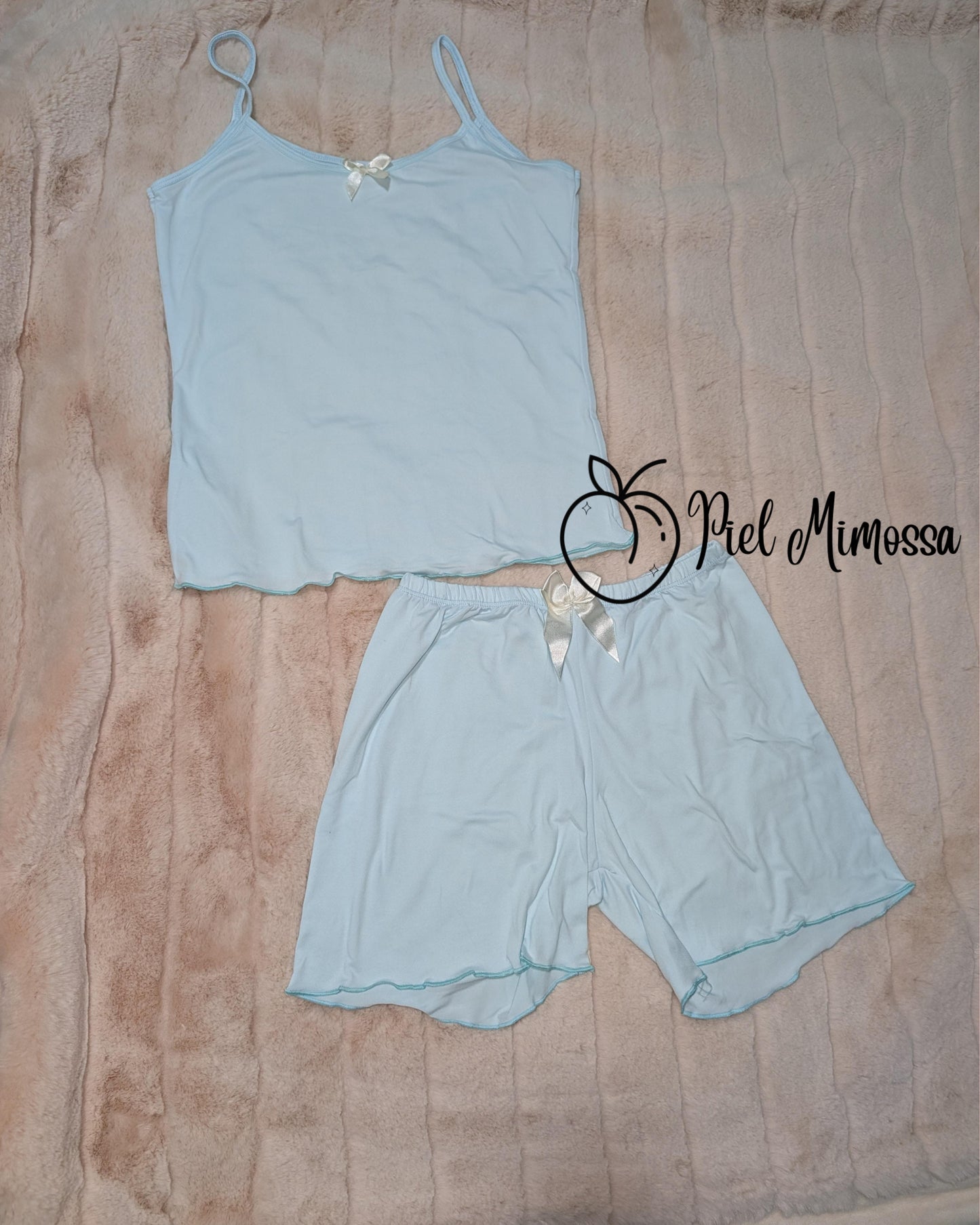 Shorts and Blouse Set One Color