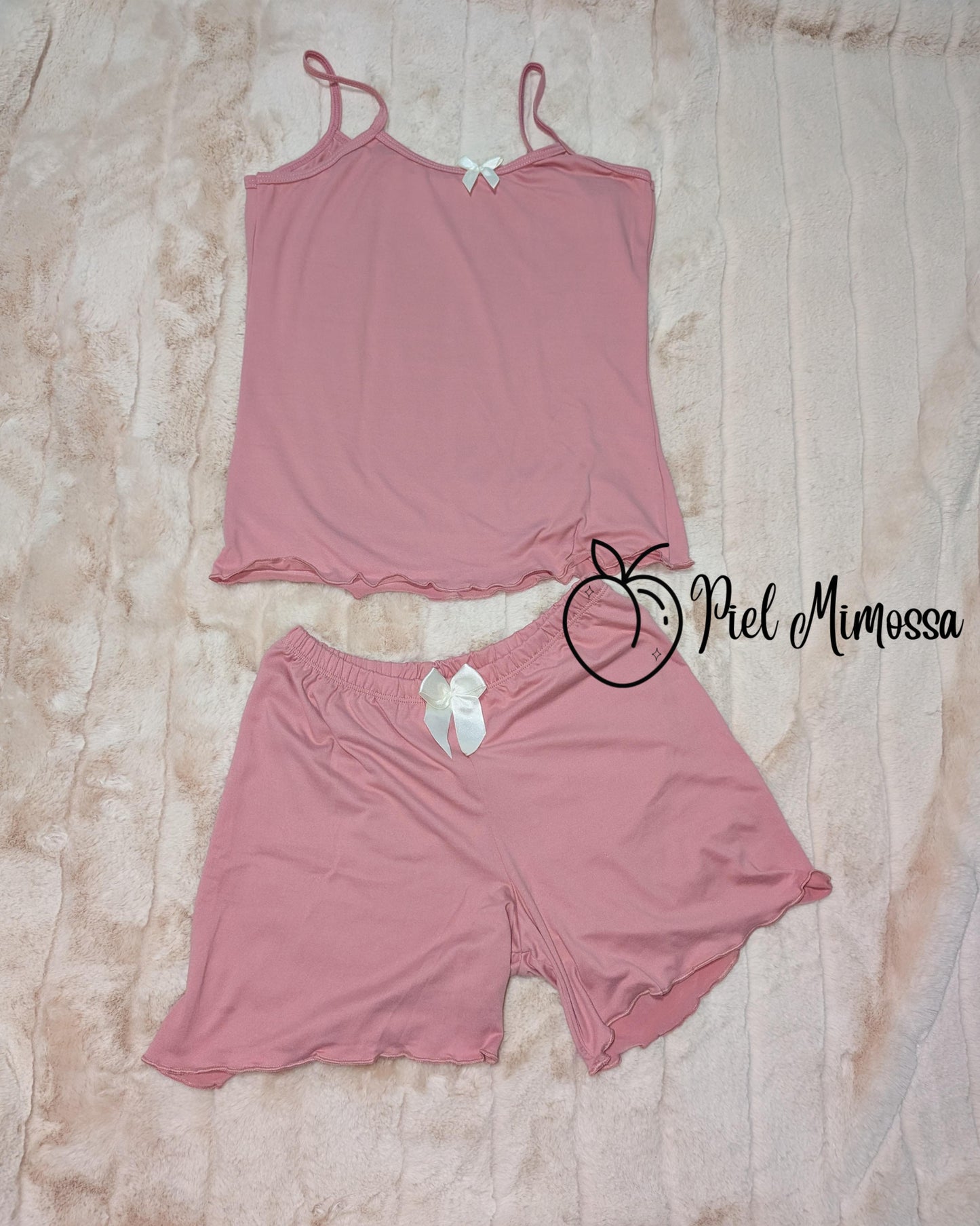 Shorts and Blouse Set One Color
