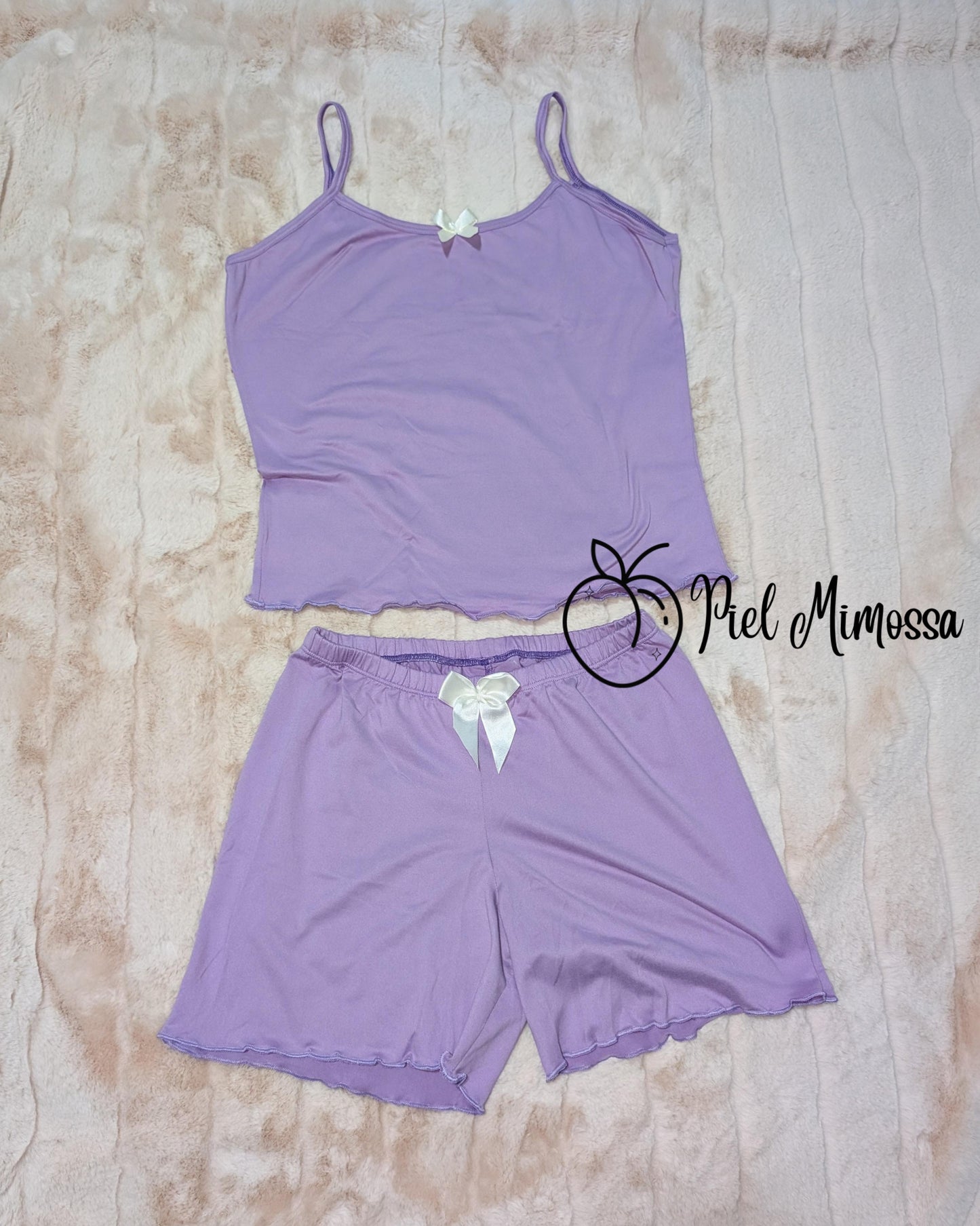 Shorts and Blouse Set One Color