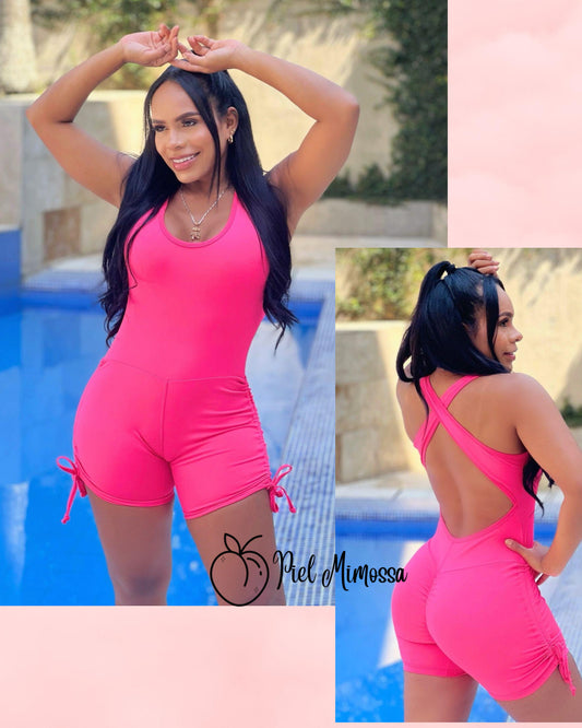 Active Romper - Ruched